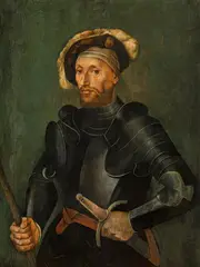 Hans Holbein, Portrait of Sir Nicholas Carew (1496-1539), oil on panel, parqueted