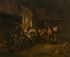 Adriaen van Ostade, In the tavern, oil on canvas