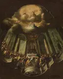 Joseph Wannenmacher, Council of Chalcedony (study), 1762/63, oil on canvas