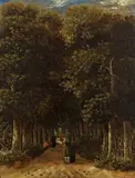 Park landscape by Roelof Jansz van Vries, oil on panel, sold Jul 2021