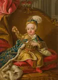 Archduke Joseph II. as a child by Martin van Meytens, c. 1743/44, oil on canvas, offered Jul 2021