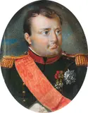 Joseph Parent, Portrait of Napoleon Bonaparte, 1815, miniature painting on ivory