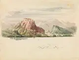 Thomas Ender, Bled in Slovenia, watercolour on paper