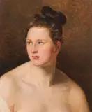 Friedrich von Amerling, Portrait of a young woman, oil on canvas