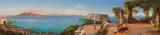 Johann Karl Schultz, View of the bay of Naples with the Vesuvius, 1863, oil on canvas