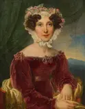 Johann Ender, Portrait of a woman, oil on panel