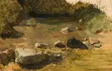 Friedrich Gauermann, Stony brook (nature study)