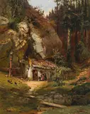 Hugo Mühlig, Einsiedelei" (hermitage Middle Franconia)