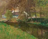 Alfred Zoff, Farmstead by the stream