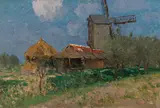 Alfred Zoff, Windmühle in Belgien