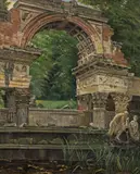 Ernst Graner, Roman ruins in the park of Schönbrunn Palace