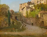 Robert Russ, Street motif near Assisi