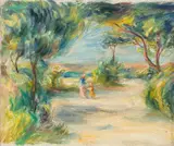 Pierre-Auguste Renoir, Mother and child in the country, 1895, oil on canvas
