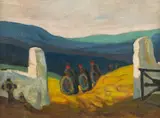 Artur Nikodem, All Souls, 1915, oil on canvas