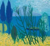 Gerhild Diesner, Gardasee, 1962, oil on canvas