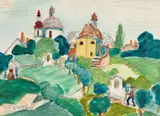 Franz von Zülow, Landscape with a church