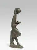 Werner Franzen, Eve reading, 1963, bronze