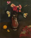 Karl Josef Gunsam, Still life with flowers, 1938, oil on canvas
