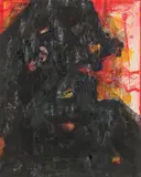 Arnulf Rainer, Übermalung, 1967/78, mixed media on paper; framed