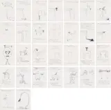 Günter Brus, Tischbeins Stuhlgang", 30-part
