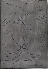 Eva Schlegel, Untitled, 1991, graphite on plaster on lead; unframed