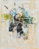 Hans Staudacher, Untitled, 1994, oil on canvas; unframed