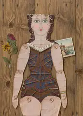 Ludwig Schwarzer, Childhood love unforgettable, 1965, oil on wood panel; framed