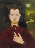 Leherb, Portrait Carlos Vertis, 1953/54, oil on canvas; unframed