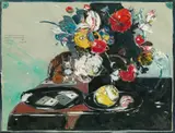 Peter Sengl, Stilleben mit Zitrone und Duodoppelschraubkekse N. 1