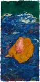 Anton Christian, Untitled (from the series: 28 Fragen - Bilder für Erich Fried), 1991, mixed media on paper; framed