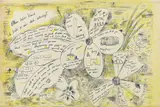 Untitled by Friedrich von Berzeviczy-Pallavicini, mixed media on paper; framed, sold Jul 2021