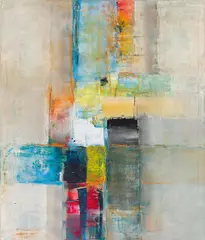 Sinasi Bozatli, Downtown Manhattan, 2016, acrylic on canvas; unframed