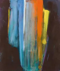 Leopold Ganzer, 12-00-41, 1987, acrylic on canvas; framed