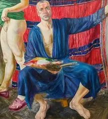 Josef Kern, Indian aftermath II, 1998, acrylic on canvas; unframed