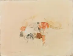 Peter Krawagna, Untitled, 1979, mixed media on canvas; framed