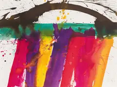 Markus Prachensky, Maremma, 1985, coloured ink on paper