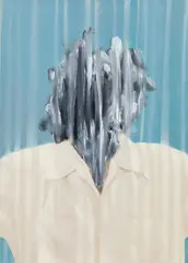 Thomas Riess, o.T. (Annehmen), 2017, oil on canvas; unframed