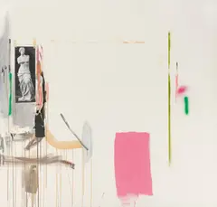Alex Ruthner, Untitled, 2008, mixed media, collage on canvas; unframed