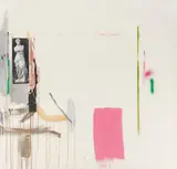 Alex Ruthner, Untitled, 2008, mixed media, collage on canvas; unframed