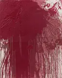 Hermann Nitsch, Schüttbild, 2021, Acryl auf Leinwand
