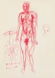 Franz Ringel, Untitled, 1980, mixed media on paper; unframed
