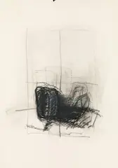 Alois Riedl, Untitled, 1979, mixed media on paper; unframed