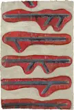 Erwin Bohatsch, Rhythmus II, 1991, mixed media on paper; unframed