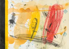 Mario Dalpra, Untitled, 1998, mixed media on canvas; unframed