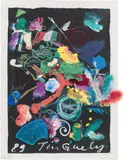 Jean Tinguely, L'Odalisque No. 2, 1989, serigraph in colors, offset and lithograph with collage; framed