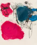 Jürgen Messensee, Untitled, 1991, mixed media on paper; framed