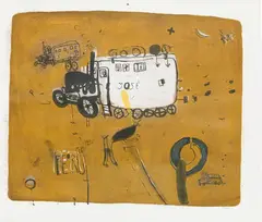 Peru by Giselbert Hoke, 1988, lithograph; unframed, sold Jul 2021