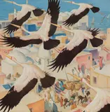 Norbertine Bresslern-Roth, Afrikanische Stadt, 1928, oil on canvas