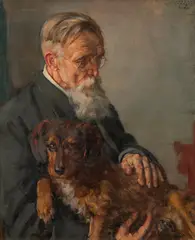Albert Janesch, Mein Vater" - the father of the artist, 1935, oil on canvas