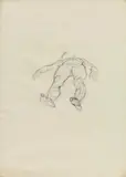 Anton Kolig, Lying male nude
